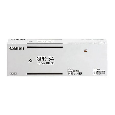Canon Canon, GPR-54 Black Toner Cartridge, 17600 Yield 9436B003AA